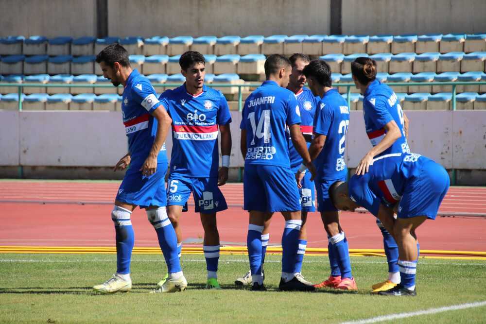 Los jugadores del Calvo Sotelo festejan uno de los goles.