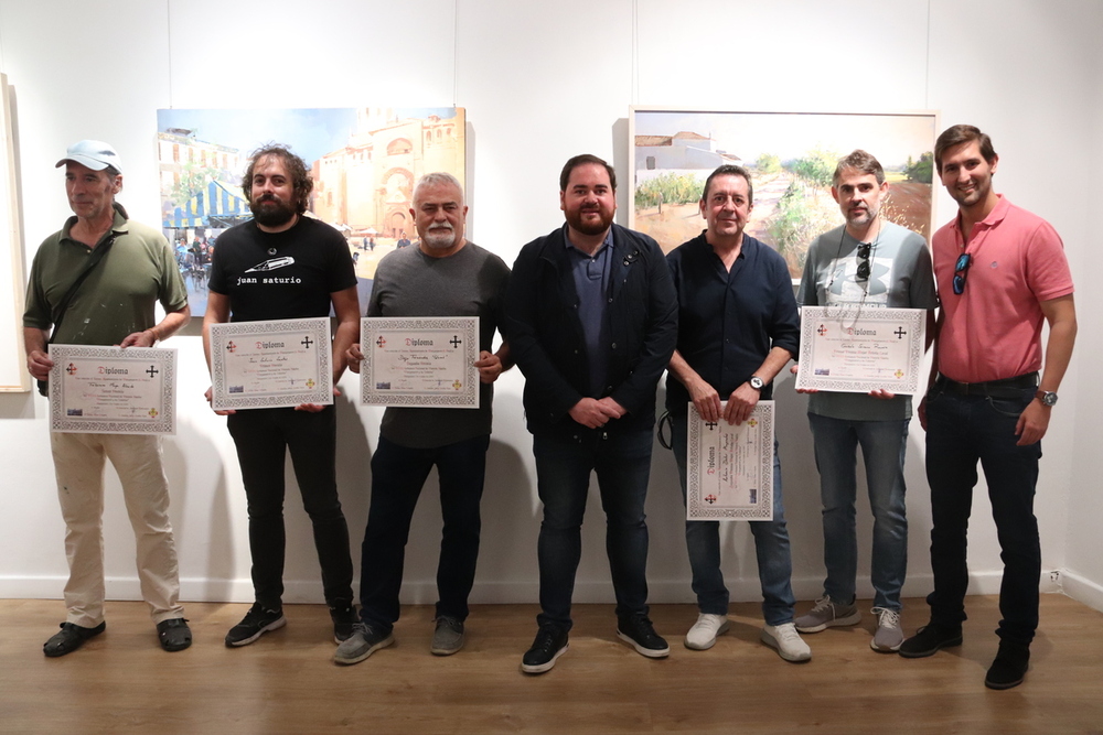 Saturio y Serrano ganan el certamen de pintura rápida 