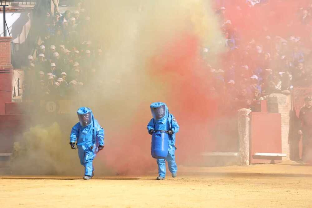 Lleno para la exhibición de la Policía Nacional en Ciudad Real