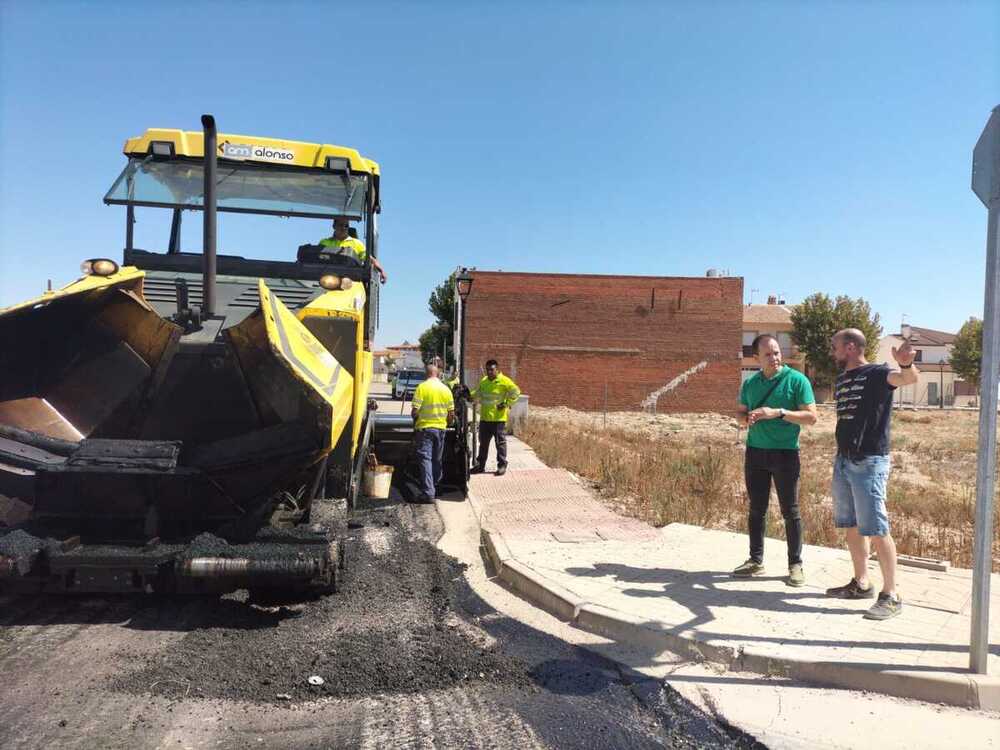 Herencia finaliza un nuevo Plan de Asfaltado 