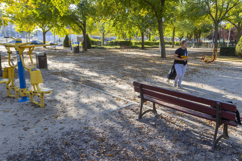 La vía verde albergará un parque de gimnasia al aire libre