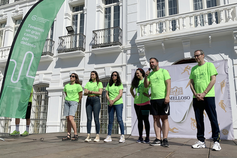 Tomelloso: 750 personas, en la Marcha contra el Cáncer 