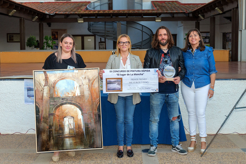 20 participantes en concurso de pintura El lugar de La Mancha