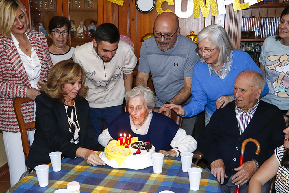 Patrocinio Carrero celebra 100 años de intensa vida 