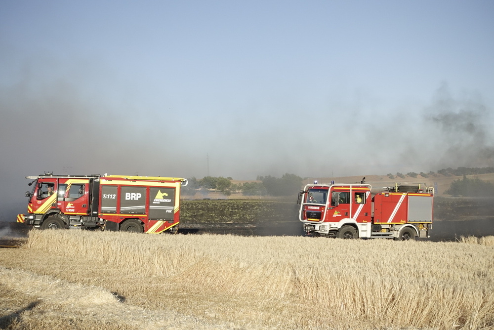 Extinguido el incendio forestal de Alhambra