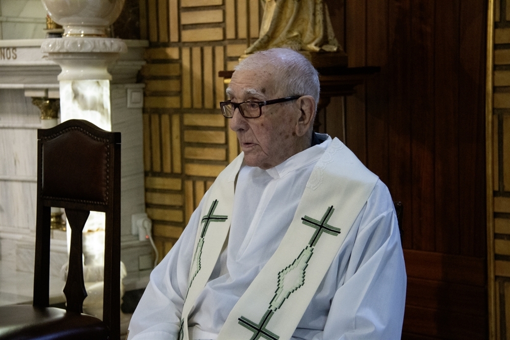 El sacerdote Rafael Pérez Piñero cumple 100 años 