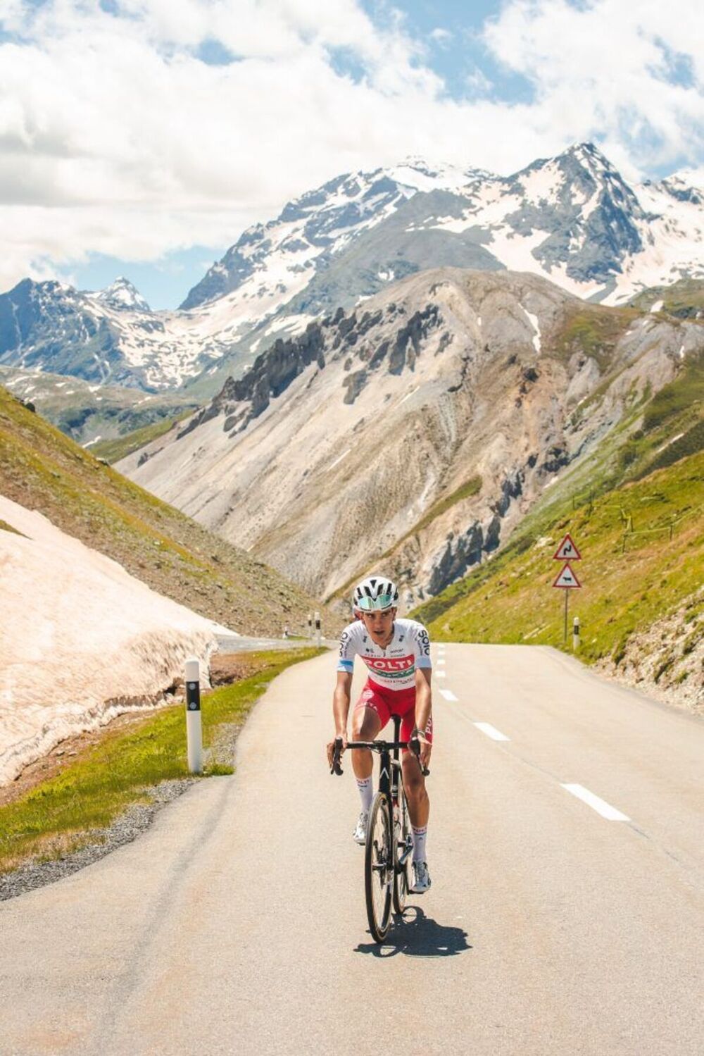 Fernando Tercero, en un entrenamiento durante la concentración en los Alpes.