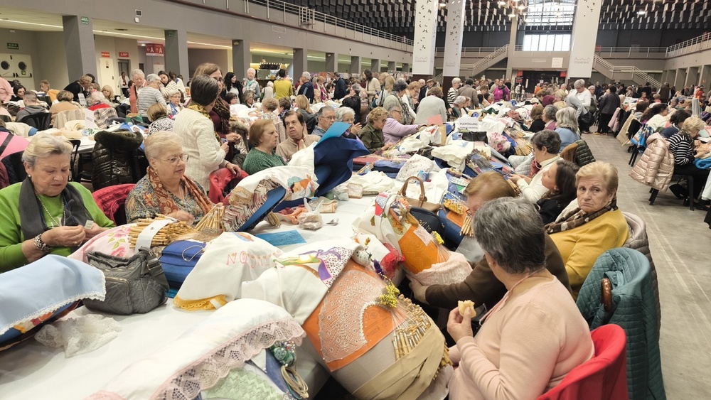 Domingo de encaje de bolillos en Ciudad Real