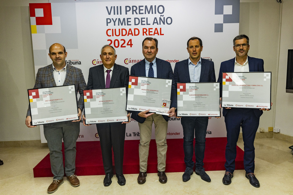 Productos Agrovin, premio Pyme del Año en Ciudad Real