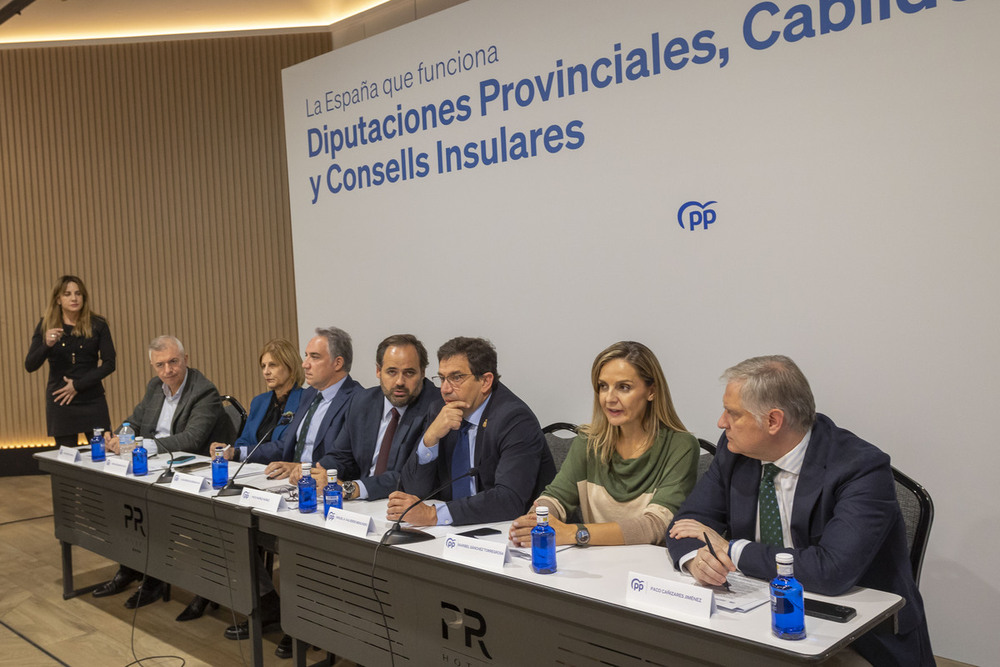 Reunión de presidentes de las diputaciones del PP en el Hotel Parque Real