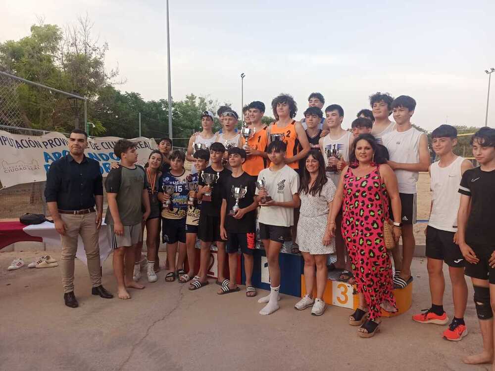 Podio infantil y cadete masculino.