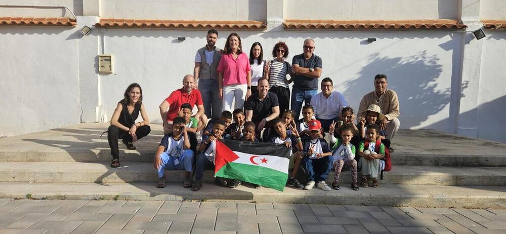 Bienvenida a los niños participantes en 'Vacaciones en paz' 