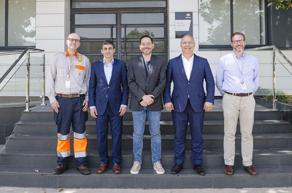 Broceño visita la planta de reciclaje de colchones de Repsol 