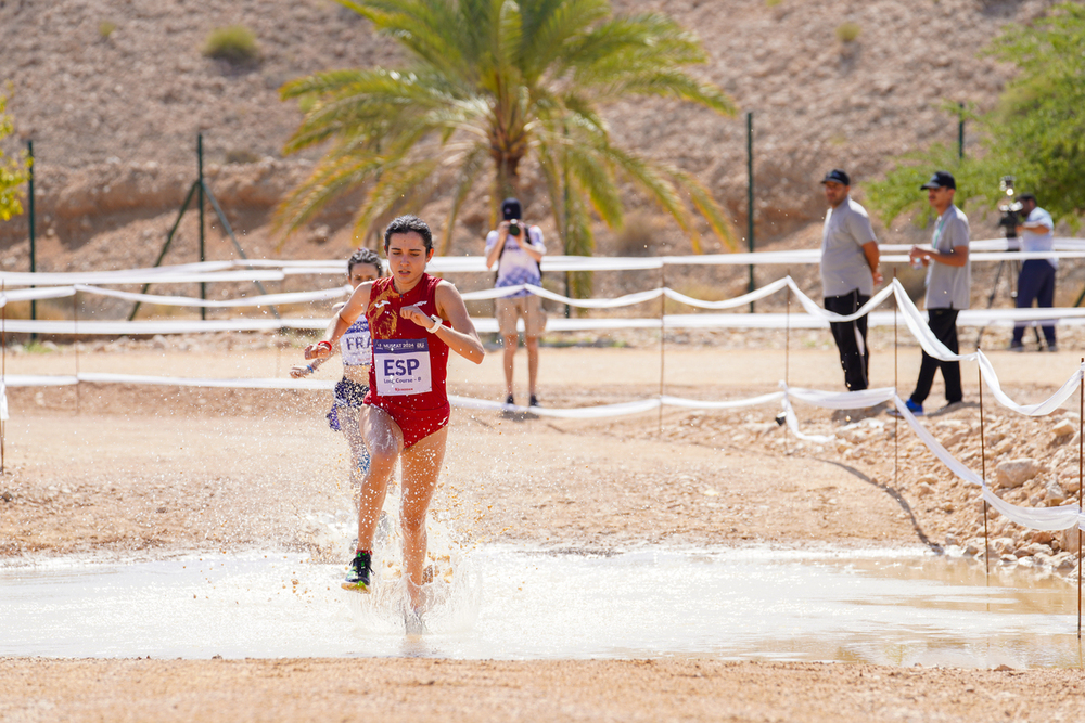 Alicia Berzosa, en el Mundial Universitario de Cross.