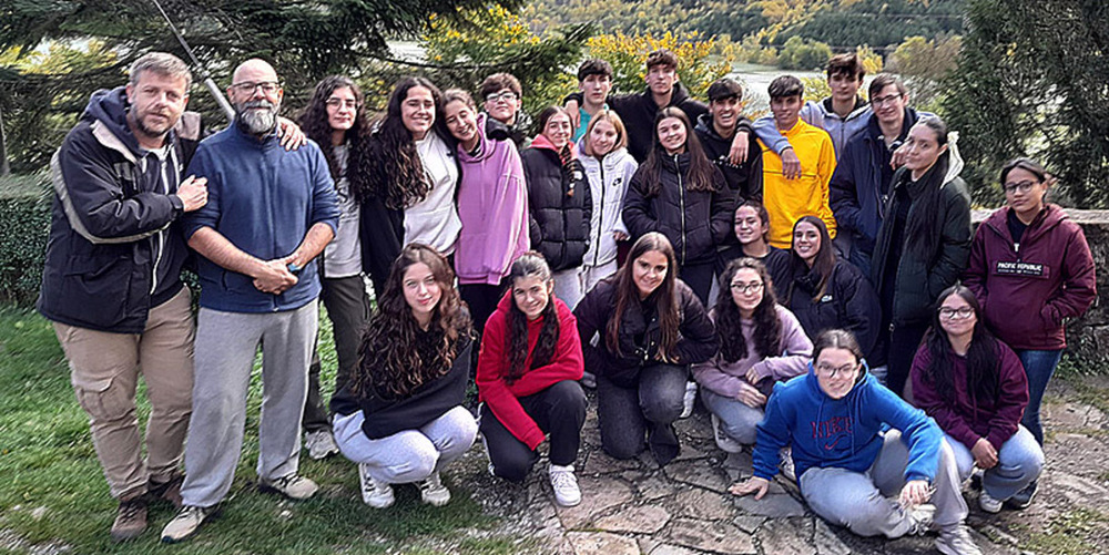 Alumnos valdepeñeros en Búbal