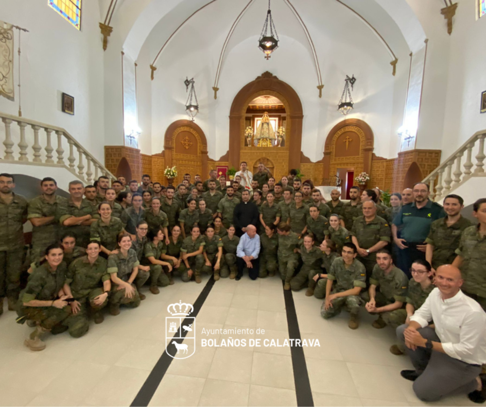 Homenaje de la Academia Central de la Defensa en Bolaños