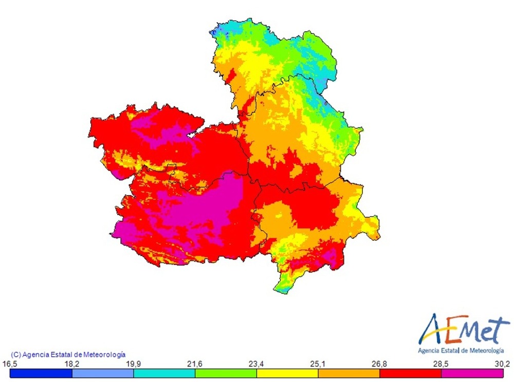 Datos de Aemet de julio