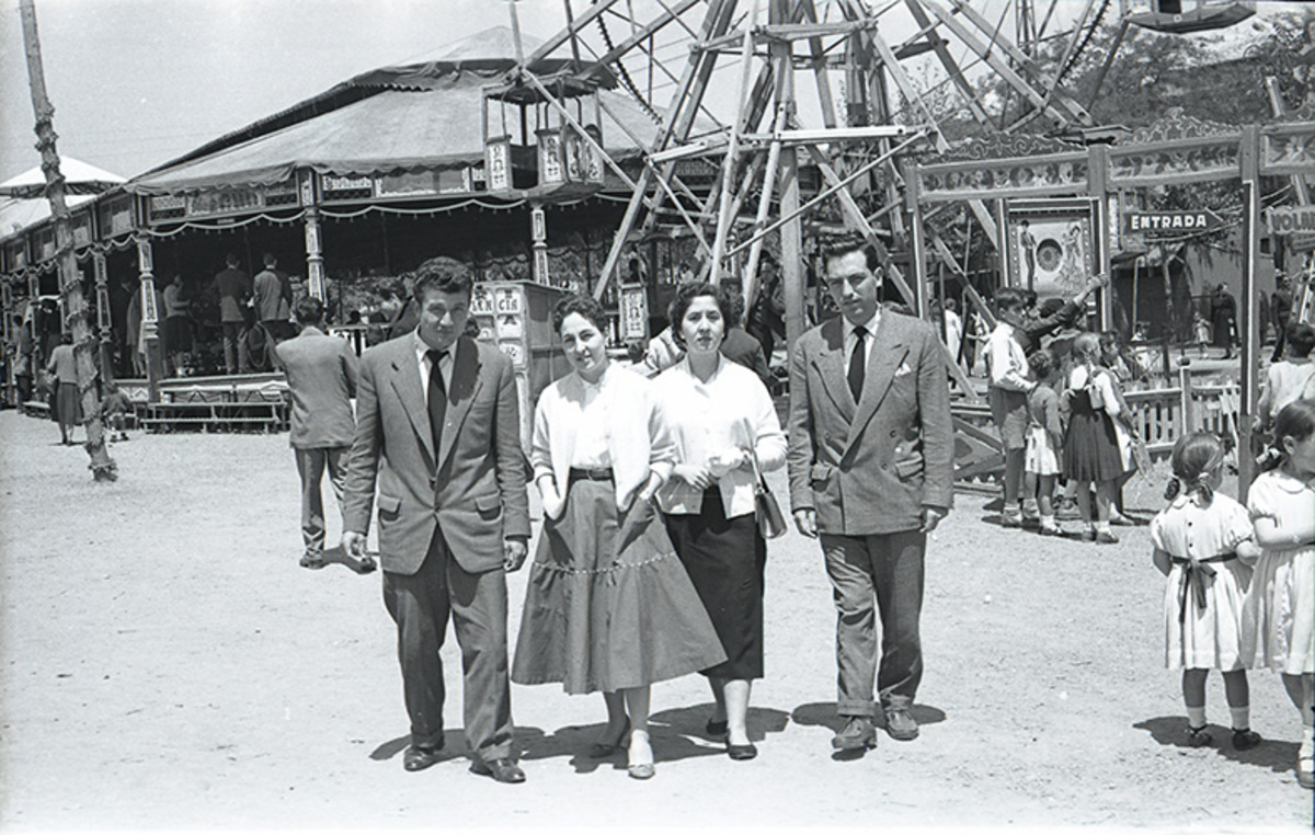 Fiestas de Puertollano, de los años 50, 60 y 70, que se celebraban en el Paseo de San Gregorio y en la Fuete de los Leones en el centro de la ciudad industrial  / FOTOS JOSÉ RUEDA MOZOS