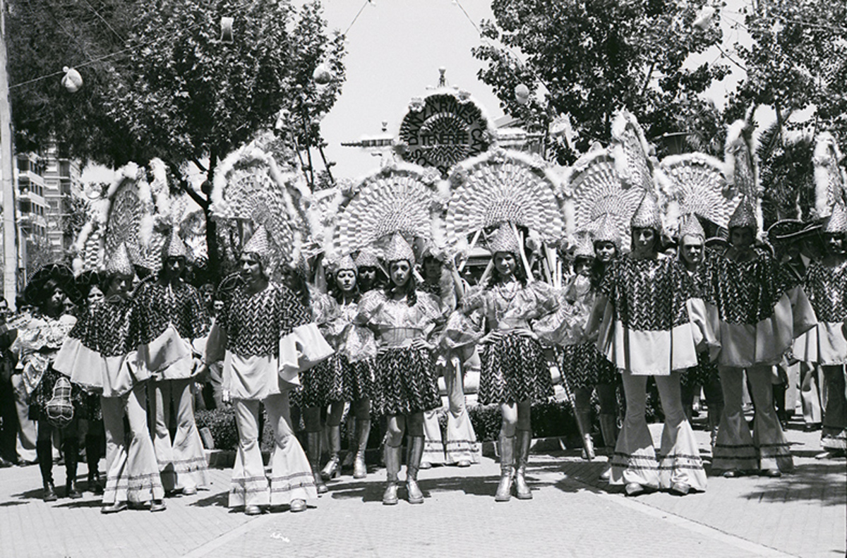 Fiestas de Puertollano, de los años 50, 60 y 70, que se celebraban en el Paseo de San Gregorio y en la Fuete de los Leones en el centro de la ciudad industrial  / FOTOS JOSÉ RUEDA MOZOS