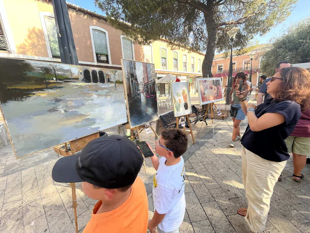 Exposiciones del Concurso Nacional y del Certamen de Pintura Rápida