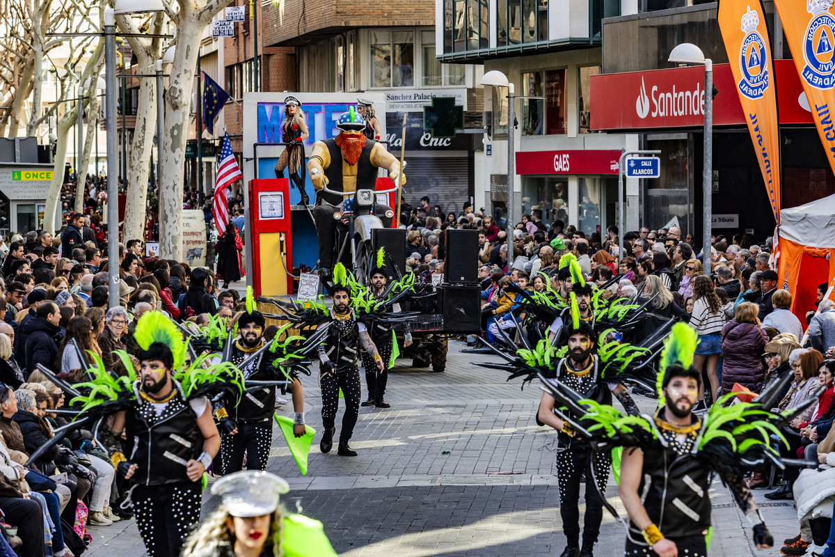 desfile de piñata, desfile de carnaval en ciudad real, carnaval, desfile de Piñata  / RUEDA VILLAVERDE