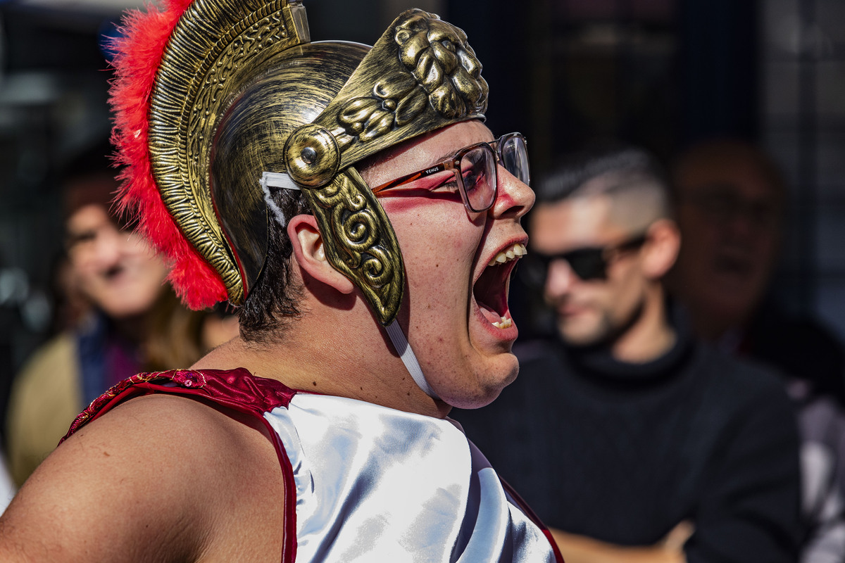 desfile de piñata, desfile de carnaval en ciudad real, carnaval, desfile de Piñata  / RUEDA VILLAVERDE