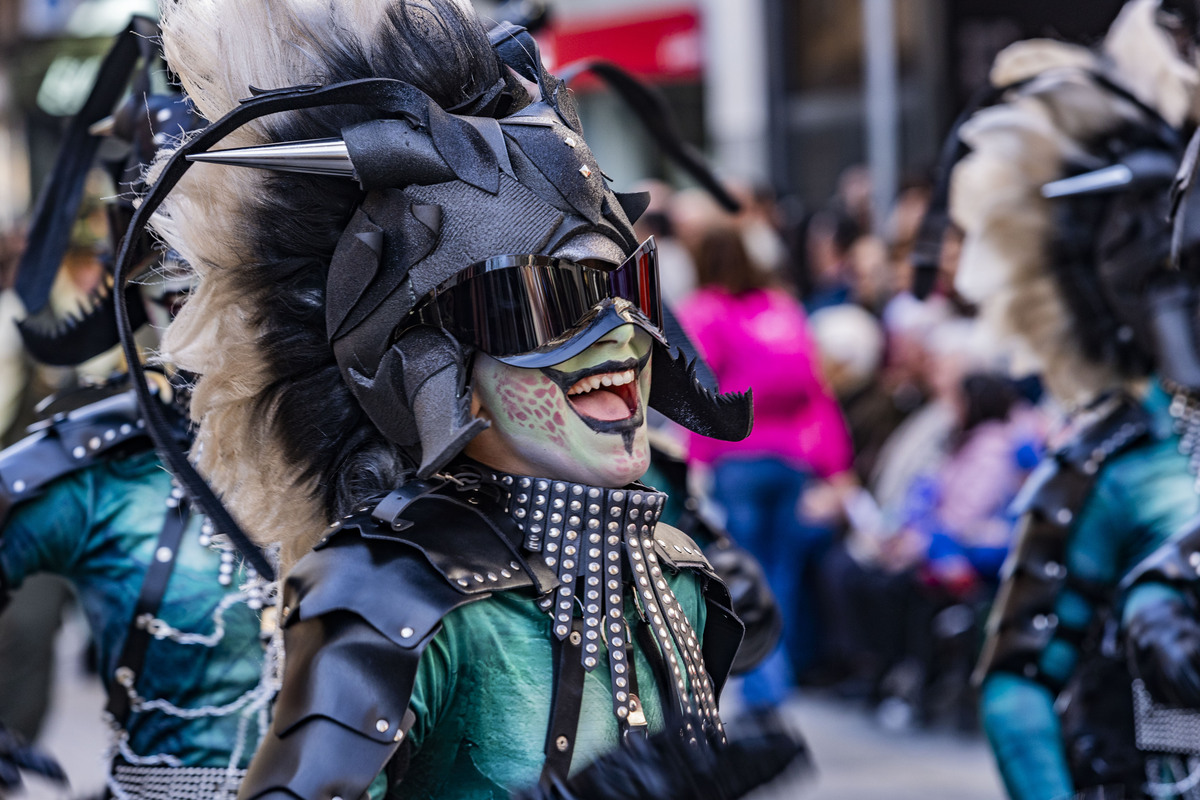 desfile de piñata, desfile de carnaval en ciudad real, carnaval, desfile de Piñata  / RUEDA VILLAVERDE