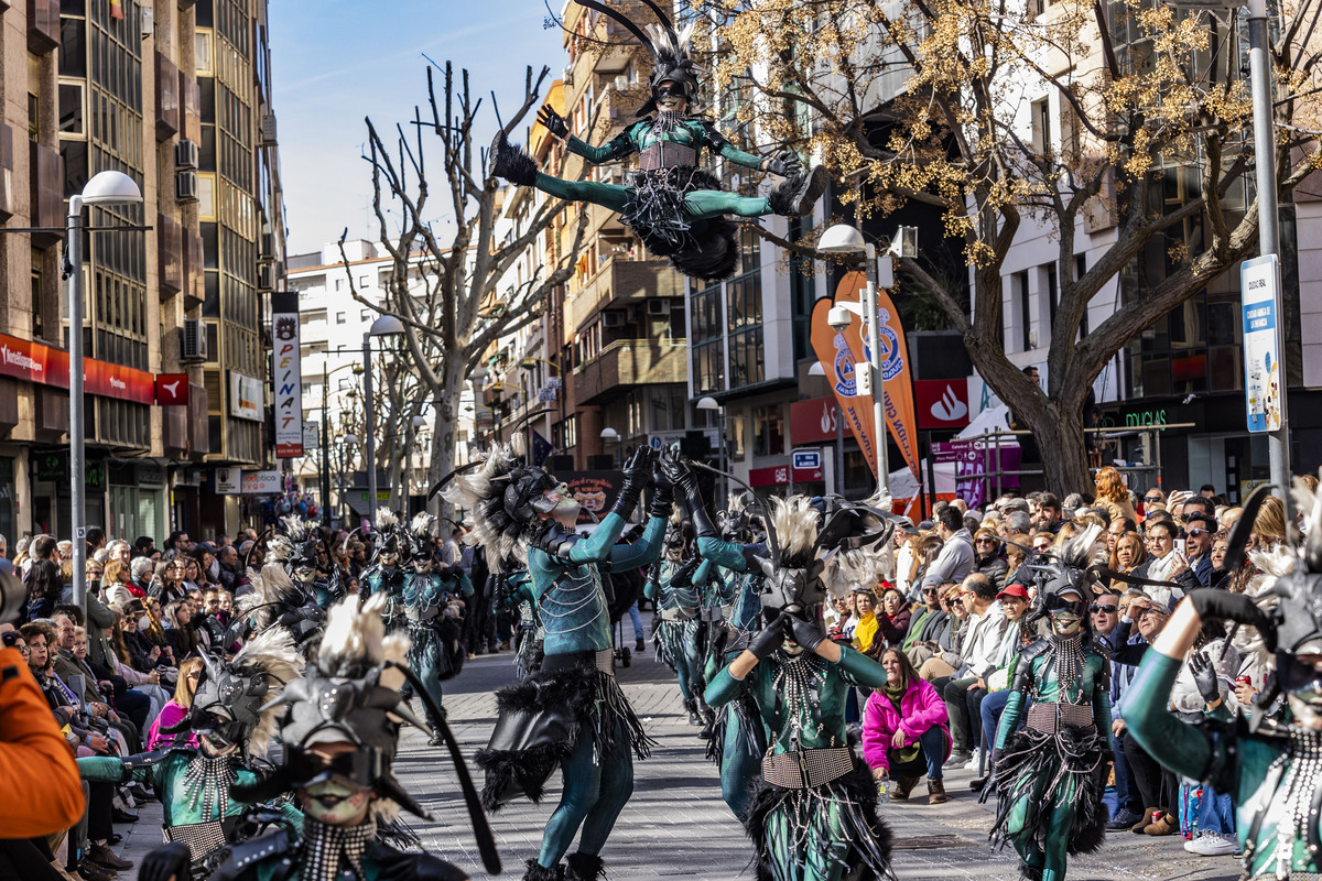 desfile de piñata, desfile de carnaval en ciudad real, carnaval, desfile de Piñata  / RUEDA VILLAVERDE