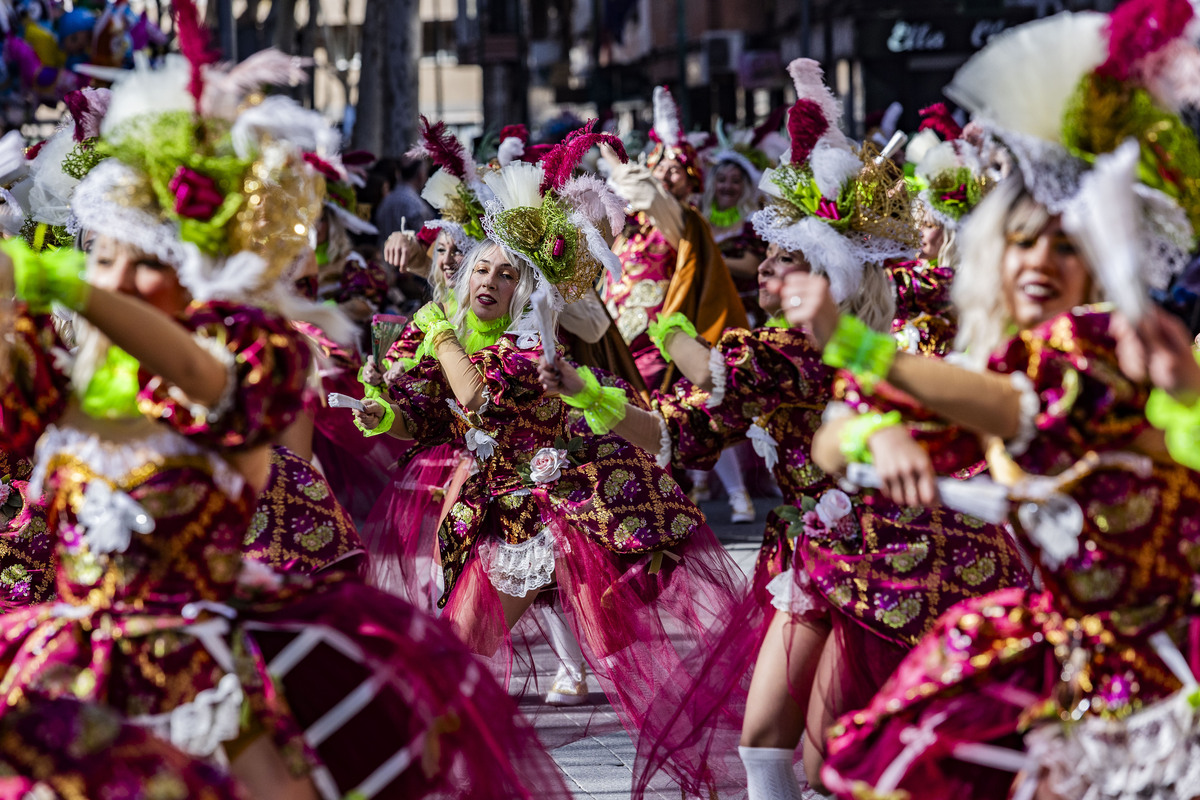 desfile de piñata, desfile de carnaval en ciudad real, carnaval, desfile de Piñata  / RUEDA VILLAVERDE