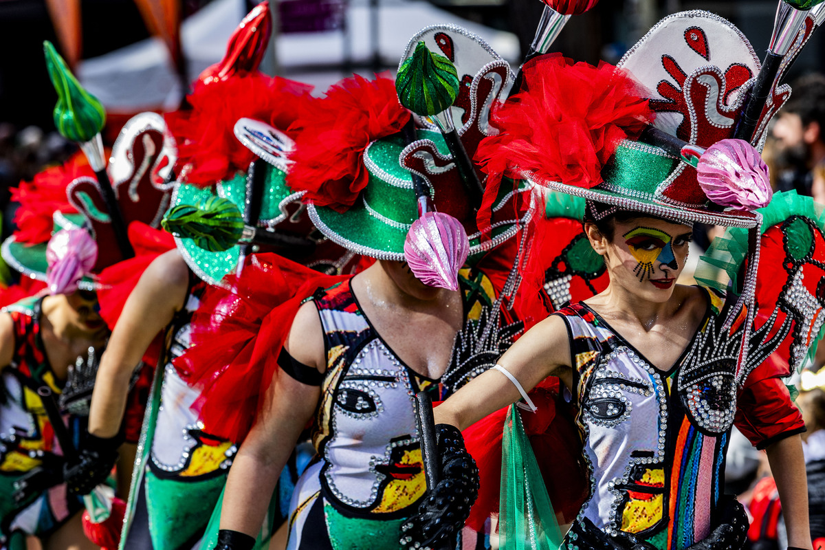 desfile de piñata, desfile de carnaval en ciudad real, carnaval, desfile de Piñata  / RUEDA VILLAVERDE