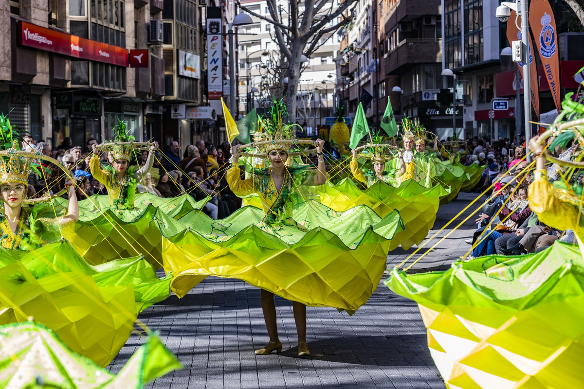 desfile de piñata, desfile de carnaval en ciudad real, carnaval, desfile de Piñata  / RUEDA VILLAVERDE