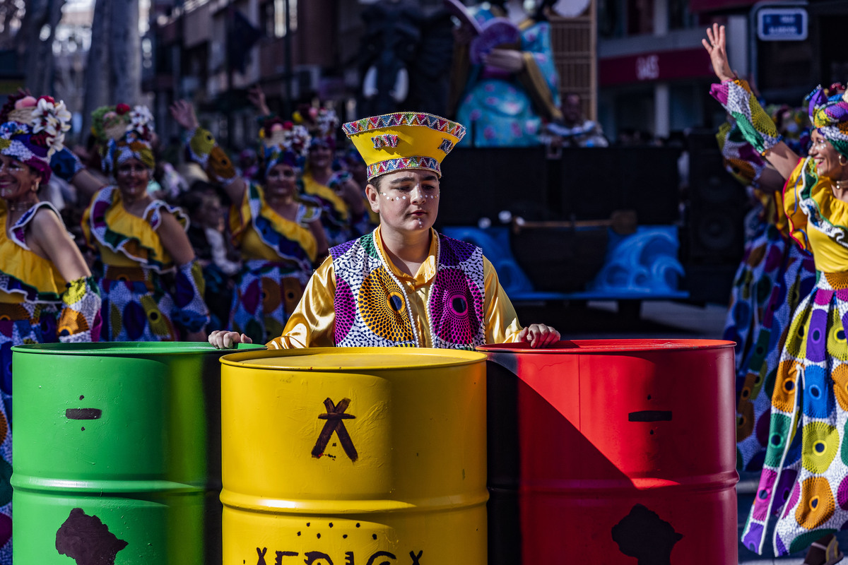 desfile de piñata, desfile de carnaval en ciudad real, carnaval, desfile de Piñata  / RUEDA VILLAVERDE