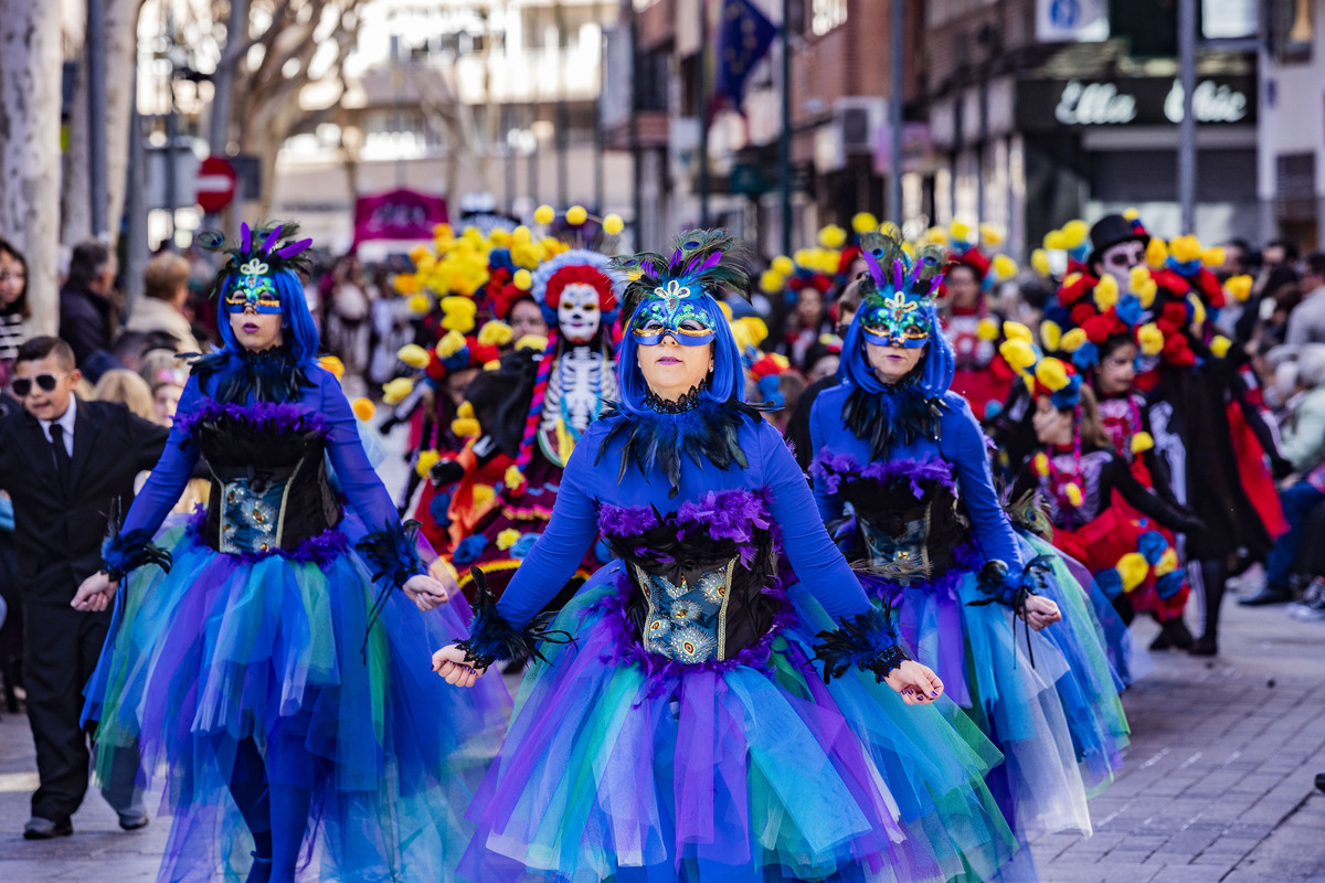 desfile de piñata, desfile de carnaval en ciudad real, carnaval, desfile de Piñata  / RUEDA VILLAVERDE