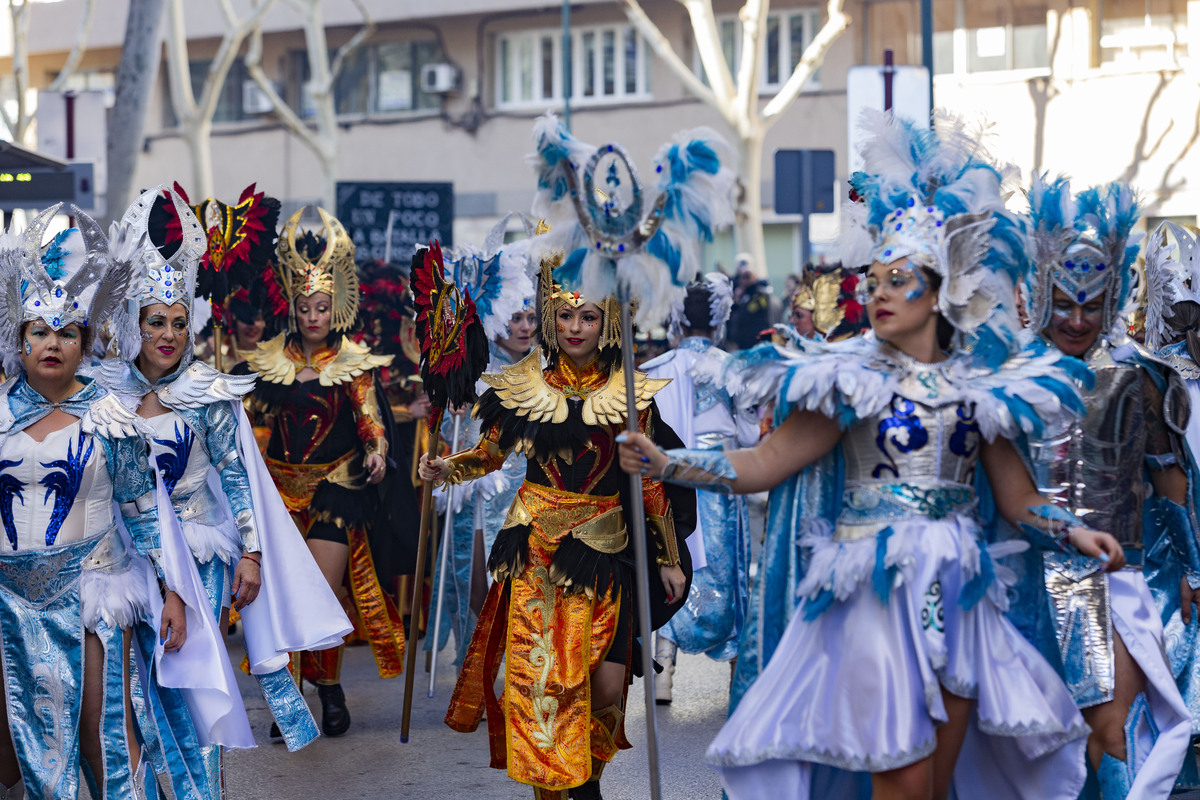 desfile de piñata, desfile de carnaval en ciudad real, carnaval, desfile de Piñata  / RUEDA VILLAVERDE