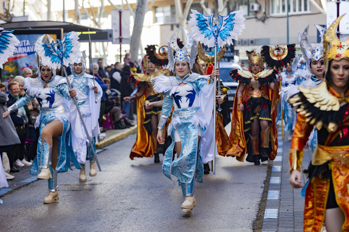 desfile de piñata, desfile de carnaval en ciudad real, carnaval, desfile de Piñata  / RUEDA VILLAVERDE