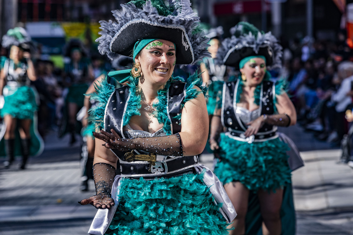 desfile de piñata, desfile de carnaval en ciudad real, carnaval, desfile de Piñata  / RUEDA VILLAVERDE