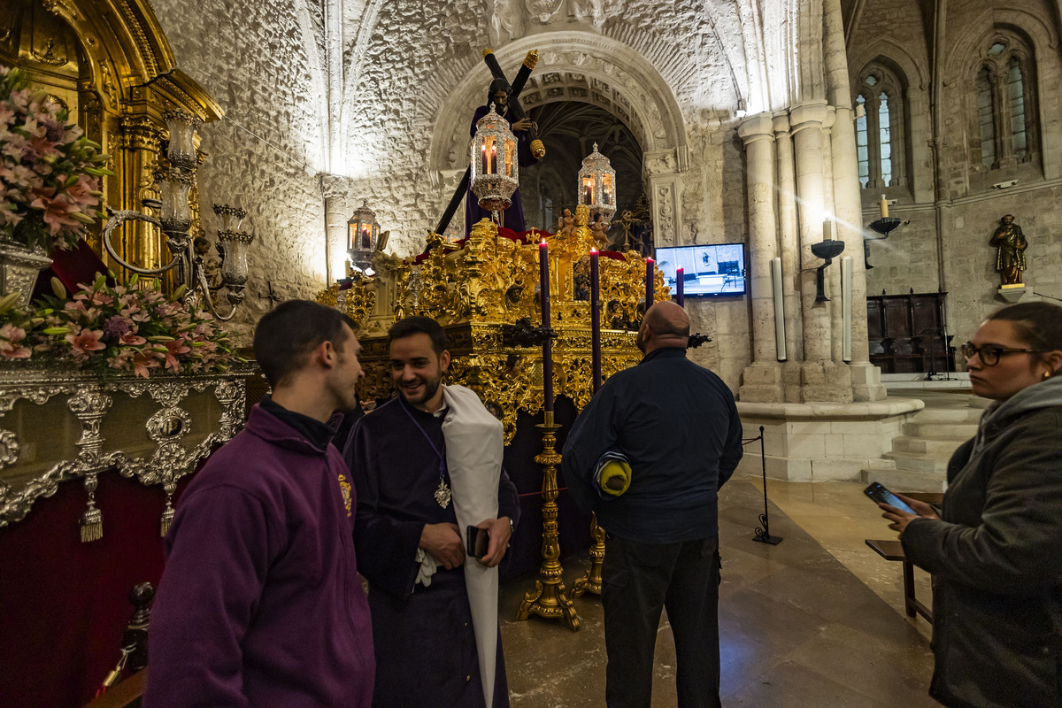 SEMANA SANTA, PROCESIÓN DE LA MADRUGADA DEL VIERNES, DEL NAZAERNO DE SAN PEDRO, SUSPENDIDA POR LA LLUVIA, SUPENDIDA POR EL AGUA, LLUVIA EN SEMANA SANTA  / RUEDA VILLAVERDE