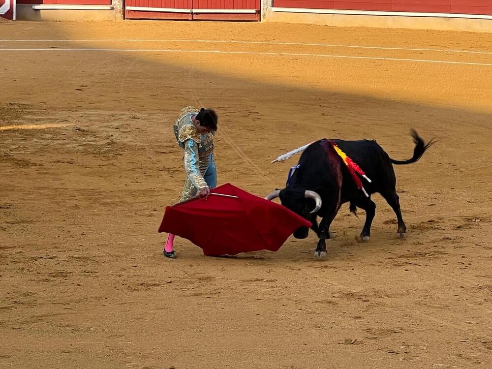 Samuel Navalón en el primero de la tarde