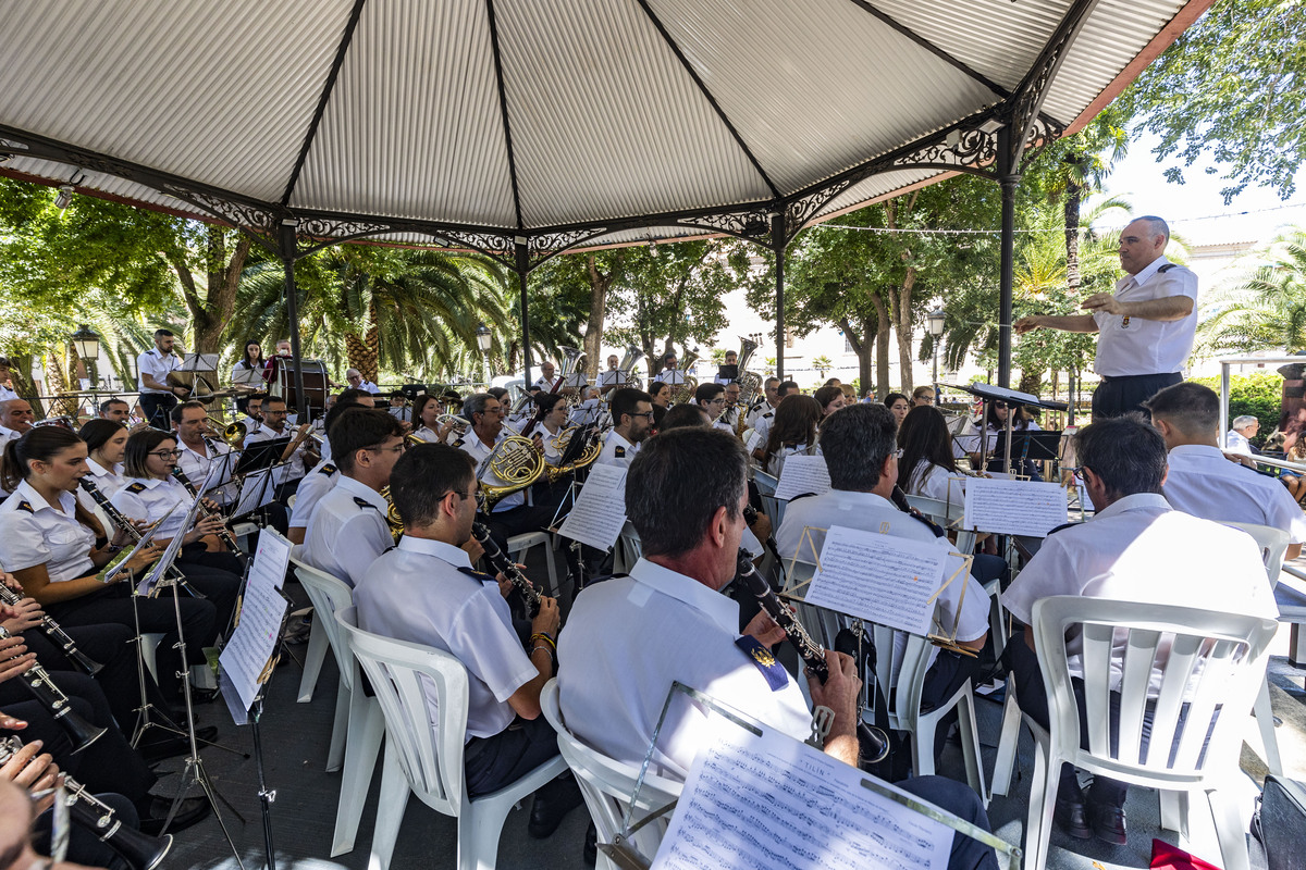 Feria de Agosto de Ciudad Real, concierto en el Templete del Prado de la Banda Municipal de música  / RUEDA VILLAVERDE