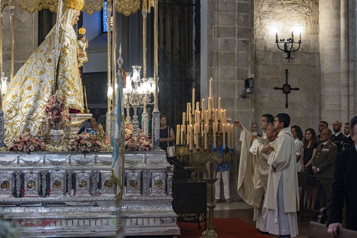 Feria de Agosto de Ciudad Real, misa en la Catedral, oficiada por el Obispo  / RUEDA VILLAVERDE