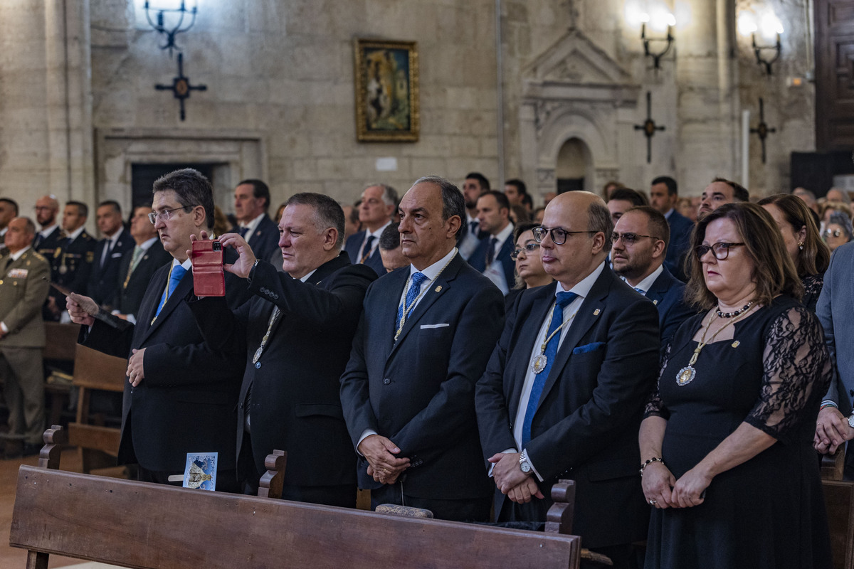 Feria de Agosto de Ciudad Real, misa en la Catedral, oficiada por el Obispo  / RUEDA VILLAVERDE