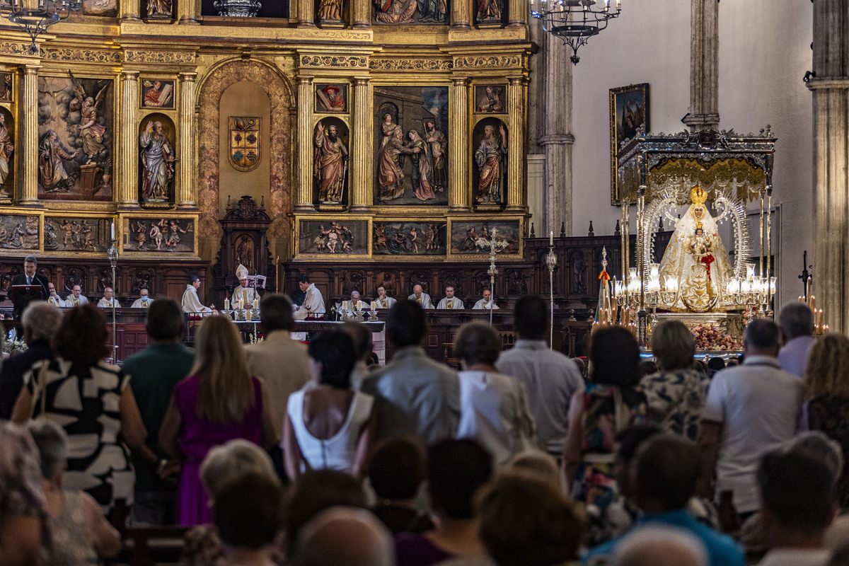 Feria de Agosto de Ciudad Real, misa en la Catedral, oficiada por el Obispo  / RUEDA VILLAVERDE