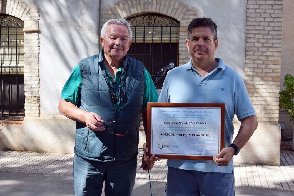 Daimiel homenajea a Fernando Garzás en el Día del Agricultor