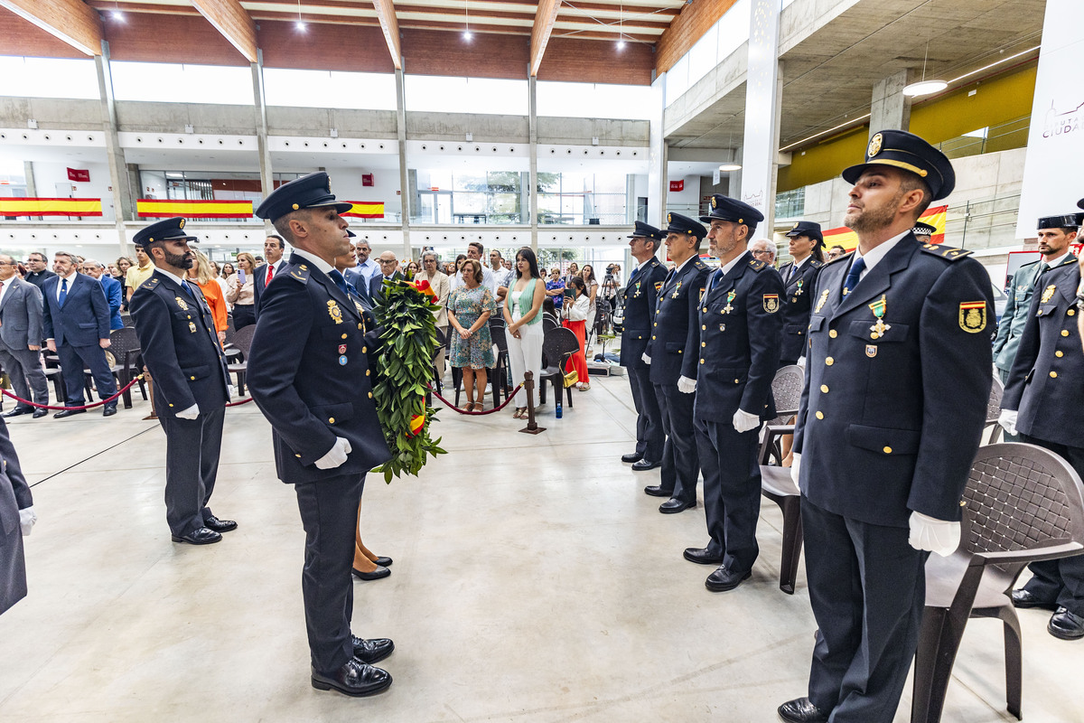 Actos de la Policía Nacional, festividad de la policía Nacional, entreg ade meddallas Ángels Custodios patrón de la Policía NACIONAL  / RUEDA VILLAVERDE