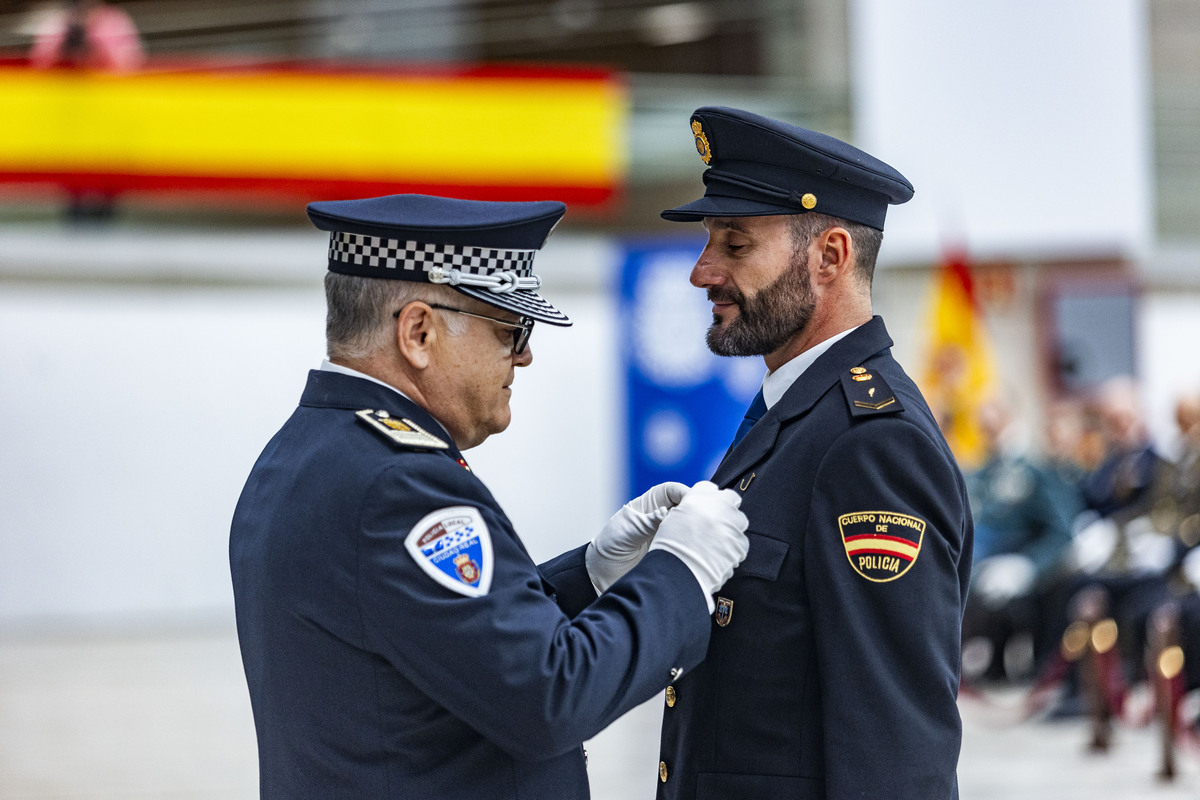 Actos de la Policía Nacional, festividad de la policía Nacional, entreg ade meddallas Ángels Custodios patrón de la Policía NACIONAL  / RUEDA VILLAVERDE