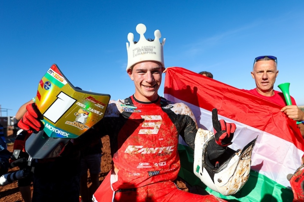 El húngaro Noel Zanocz, campeón europeo de EMX 125.