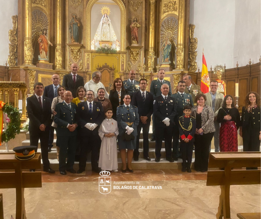 Bolaños celebra la misa por su patrona, la Virgen del Pilar