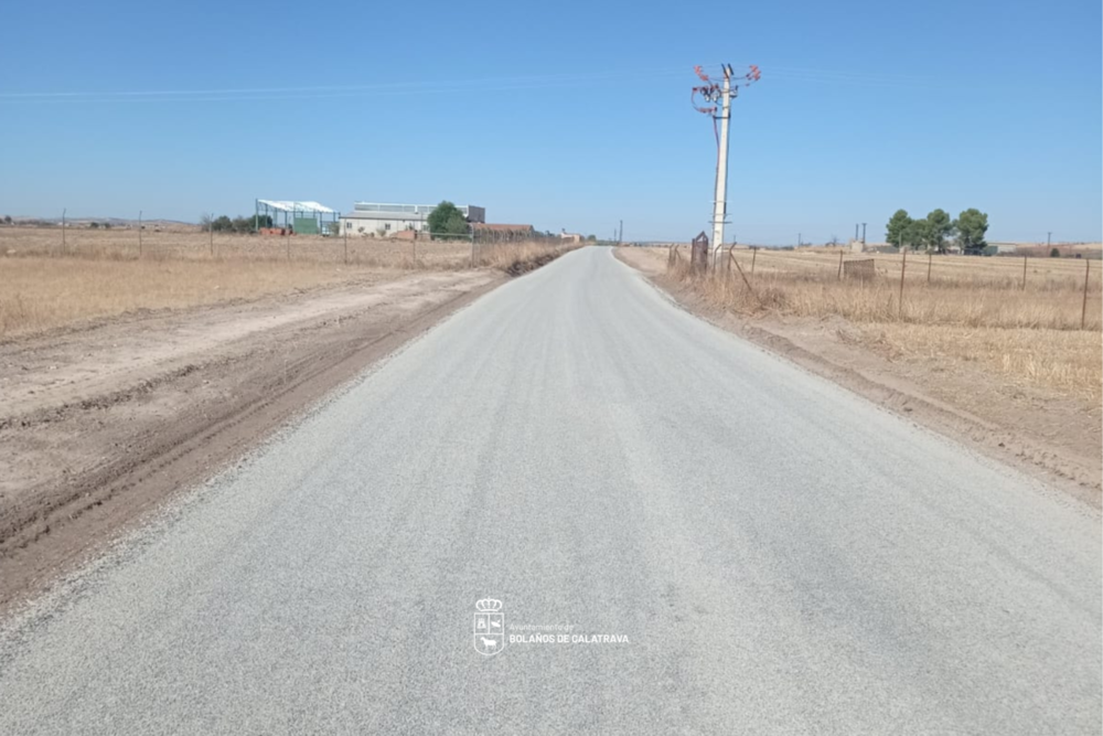 Finalizadas las obras de reparación del camino de Ciudad Real