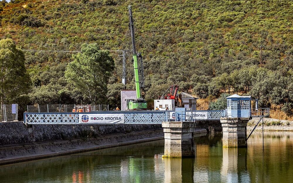 La pantalla de impermeabilización del Gasset, en octubre