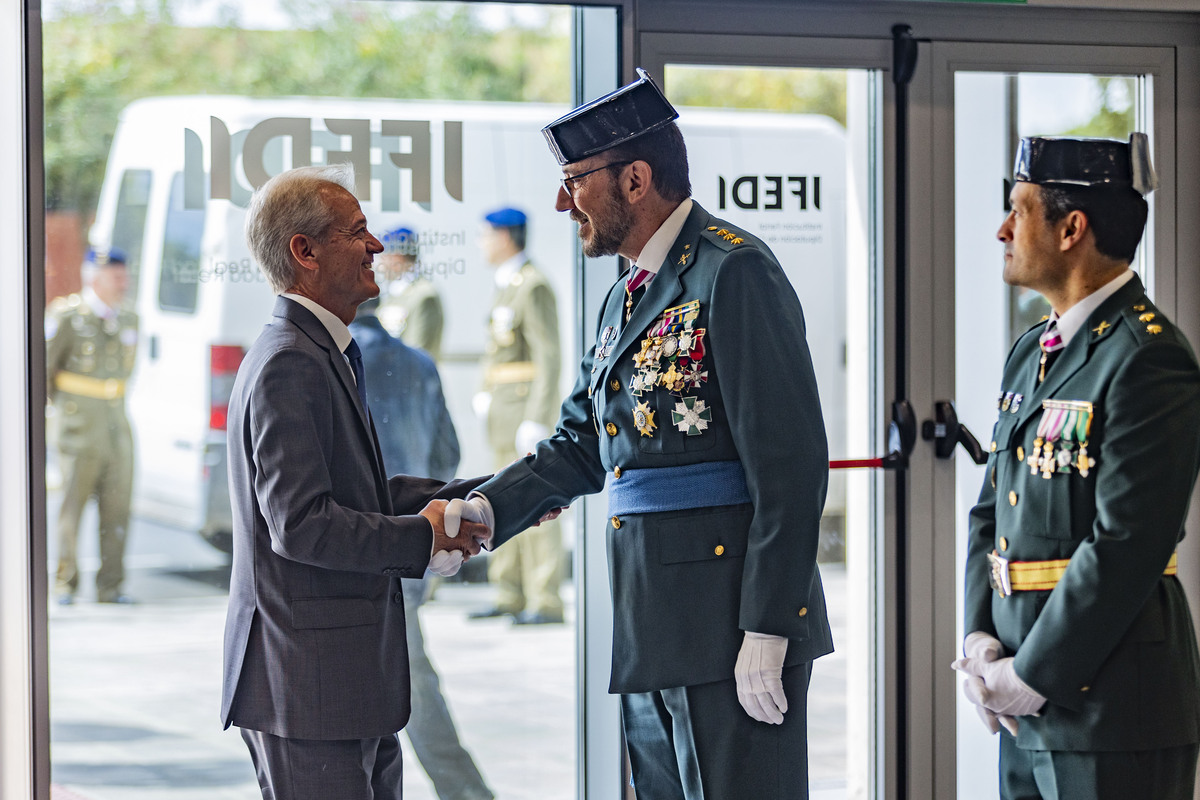 Celebración del 180 Aniversario de la Guardia Civil, acto celebrado en el Fed de Ciudad Real  / RUEDA VILLAVERDE